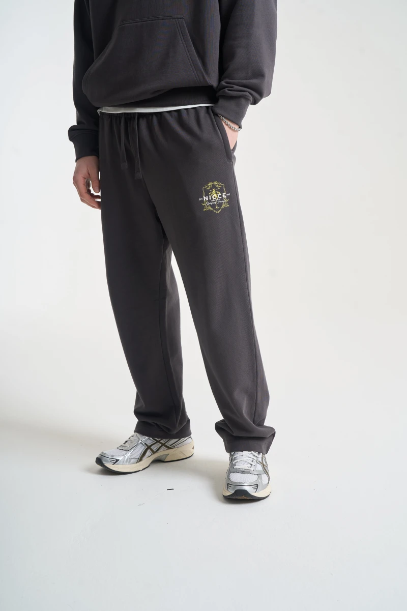 Image of NICCE Mens Cresta Open Hem Joggers | Coal