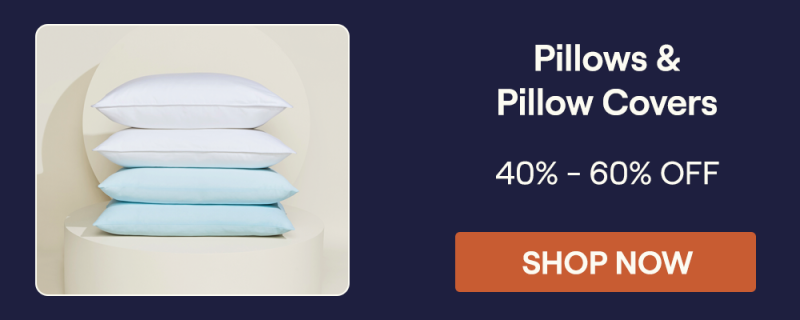 Stack of UltraCool and Down Alternative Pillows