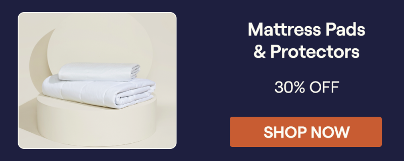 Mattress Pads and Protectors on a pillar