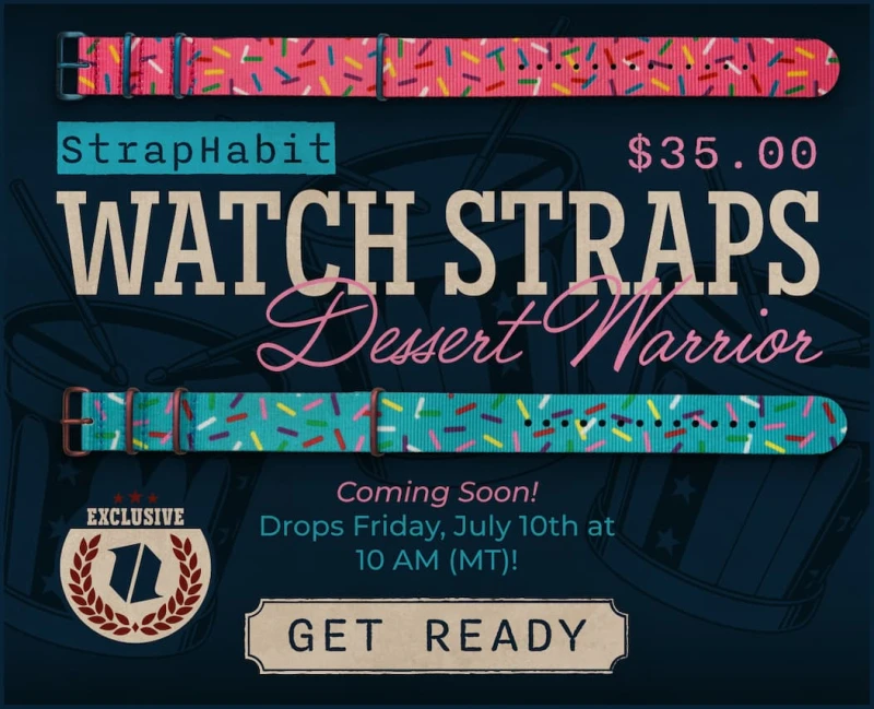 StrapHabit Dessert Warrior Watch Straps