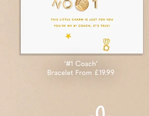 A Little 'Number One Coach' Bracelet
