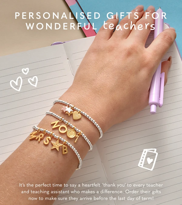 Personalised Gifts For Wonderful Teachers - It's the perfect time to say a heartfelt 'thank you' to you every teacher and teahcing assistant who makes a difference.