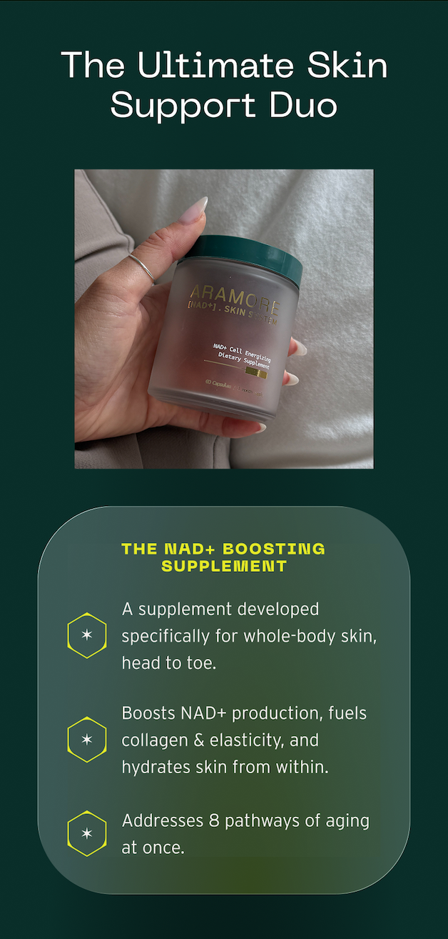 The ultimate skin support Duo. The NAD+ boosting supplement