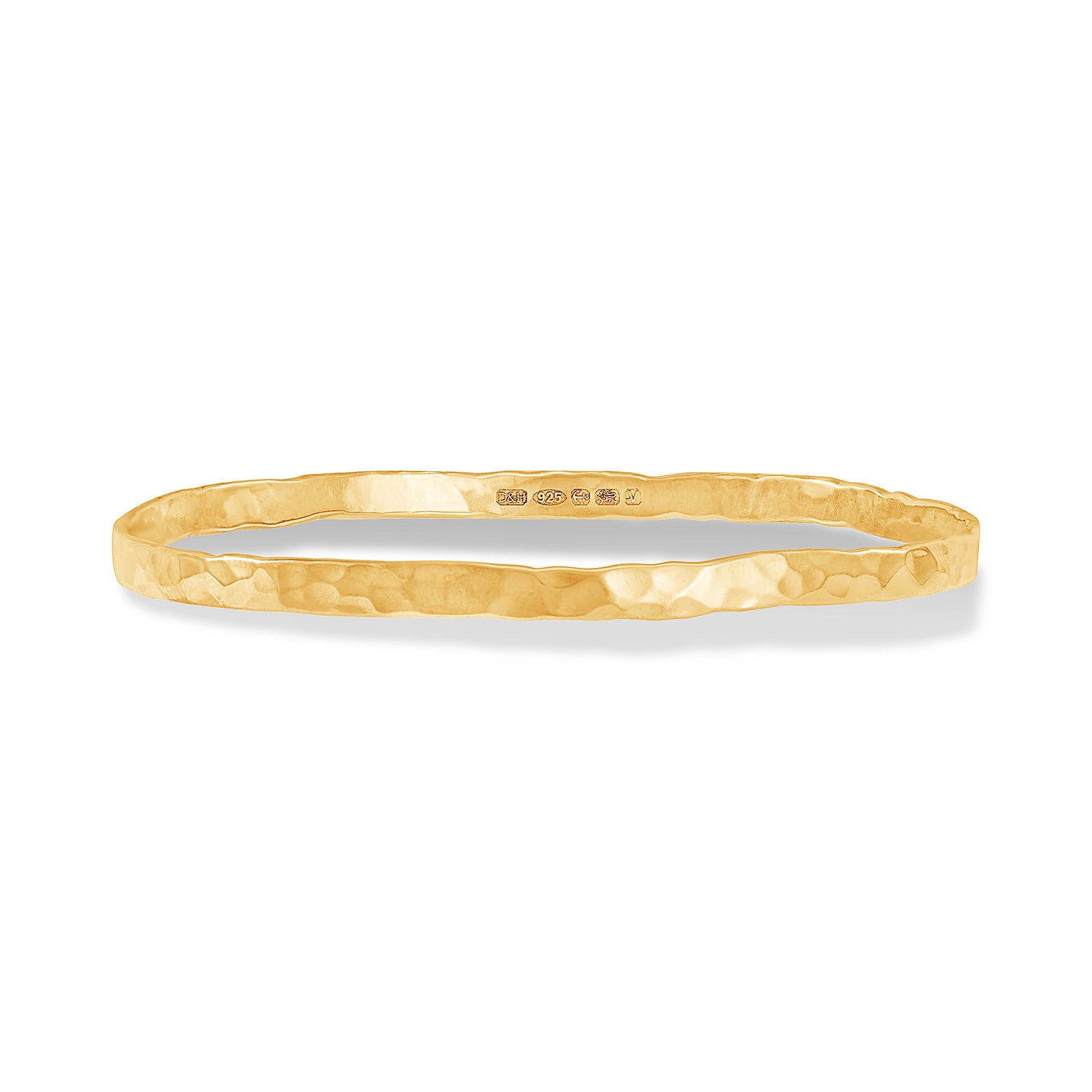 Image of 4mm Hammered Nomad Bangle