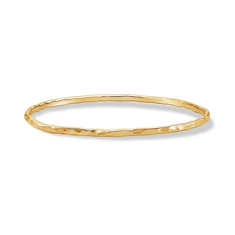 Image of 3mm Hammered Nomad Bangle