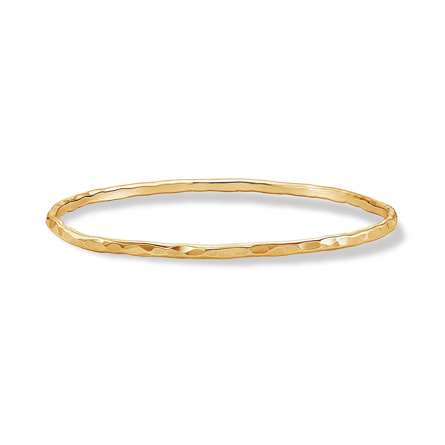 Image of 3mm Hammered Nomad Bangle