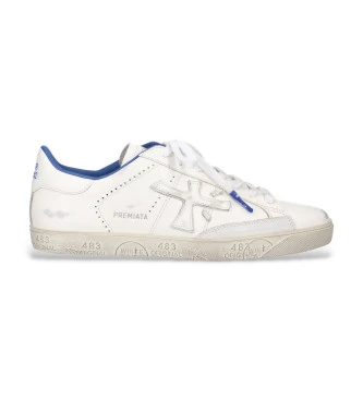 Zapatillas de Piel Steven blanco