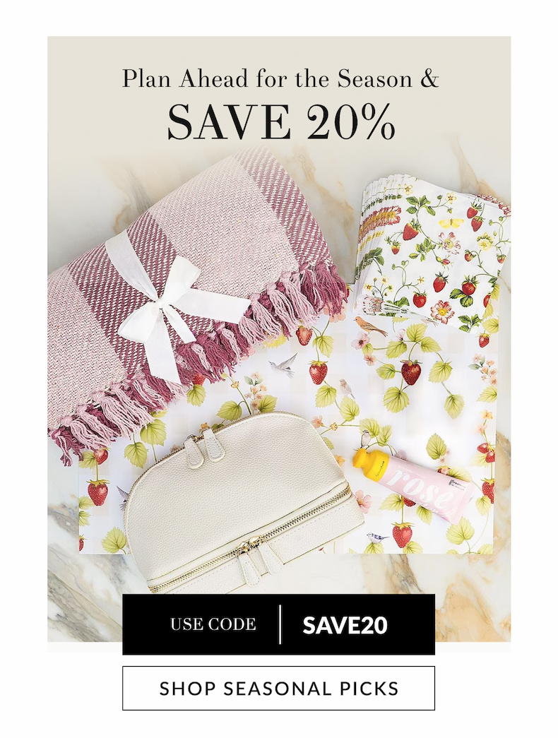 Plan Ahead for the Season & Save 20%