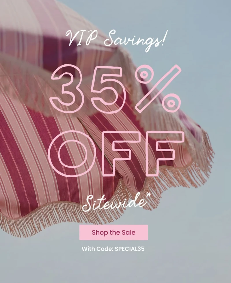 35% OFF SITEWIDE