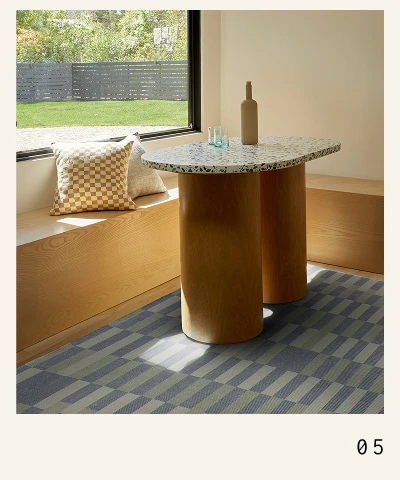 5. Craft Collection, radiate Rug. Washable and available in 3 designs.