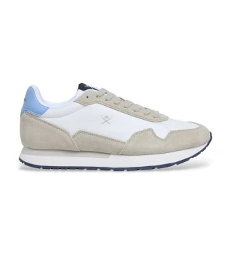 Zapatillas de Piel Vector Plain blanco