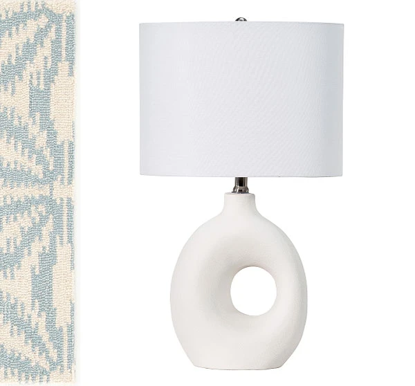 Shop 23-inch Ceramic Cutout Chamber Table Lamp