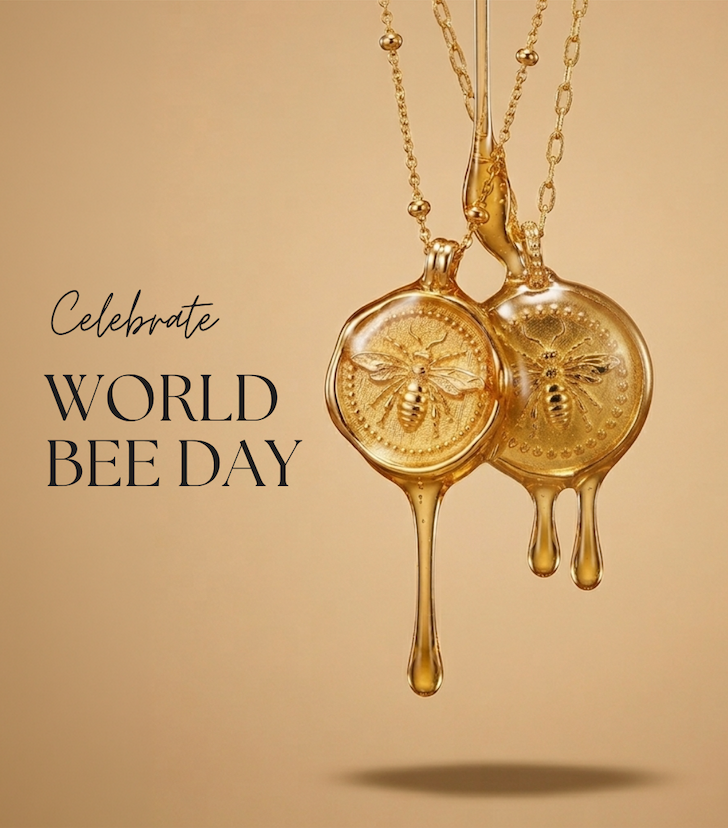 Celebrating World Bee Day | Bee Talisman Necklace
