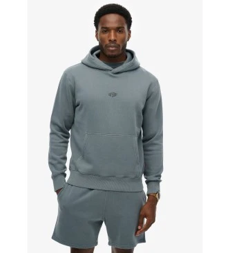 Sudadera con capucha Micro Logo Hood azul