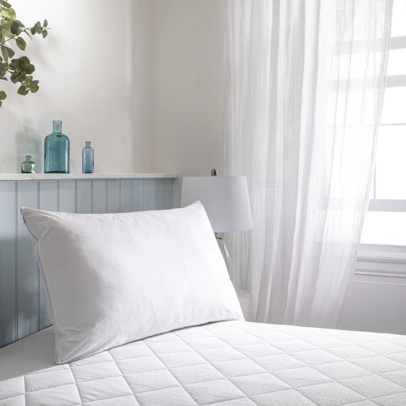 Image of Cooling Smart Temperature Cotton Pillow Protector Pair