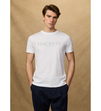 Camiseta con logo Fit Clásico blanco