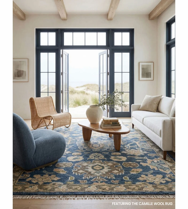 Shop Camille Hand Knotted Wool Rug