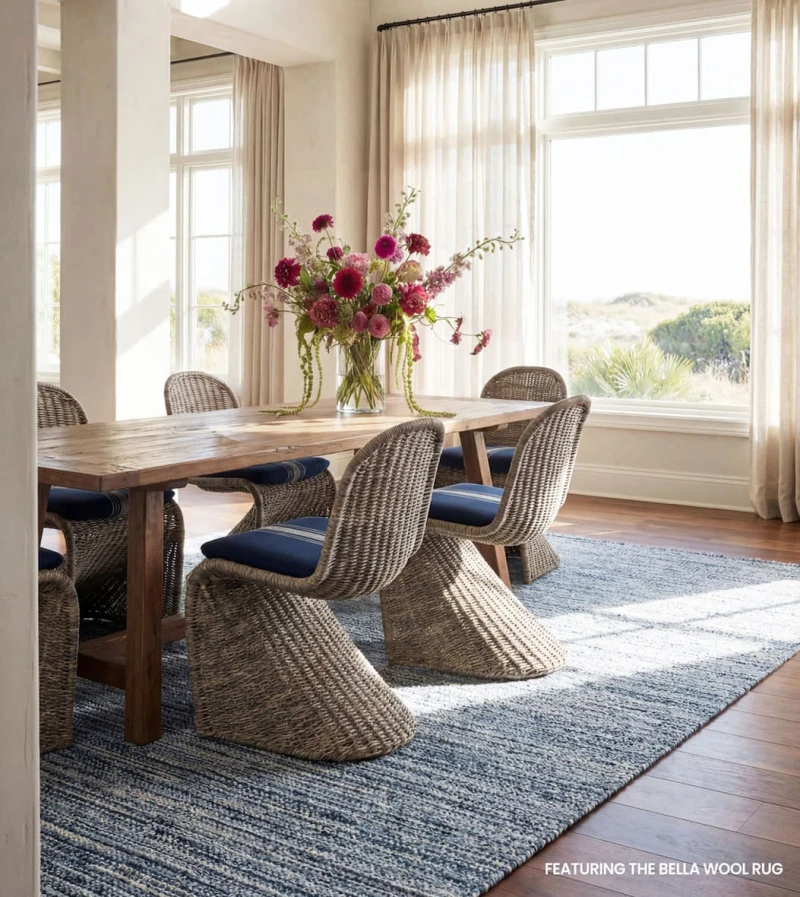FEATURING THE BELLA WOOL RUG