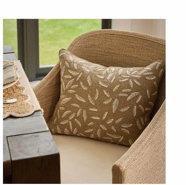 Shop Amelia Embroidered Decorative Pillow Cover