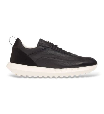 Zapatillas de Piel Mauro Negro