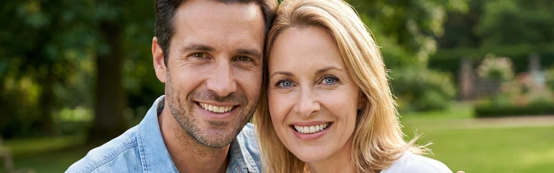 Couple souriant