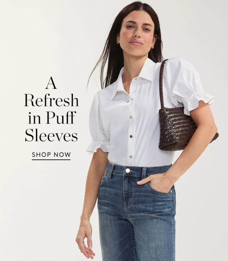 A refresh in Puff Sleeves. Shop Now
