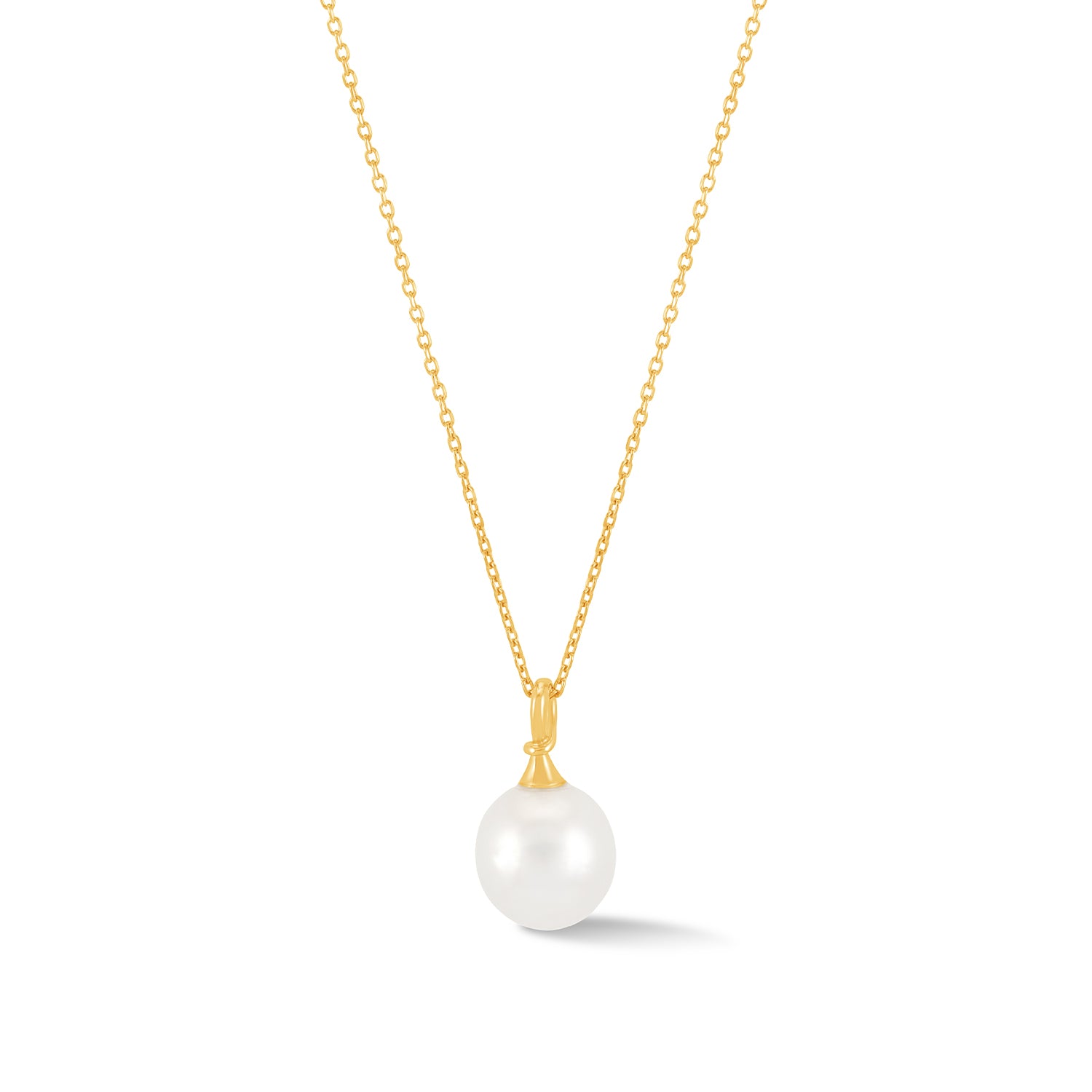 Image of 9k Gold & South Sea Pearl Waterfall Pendant