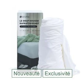 Le drap housse rafra&icirc;chissant