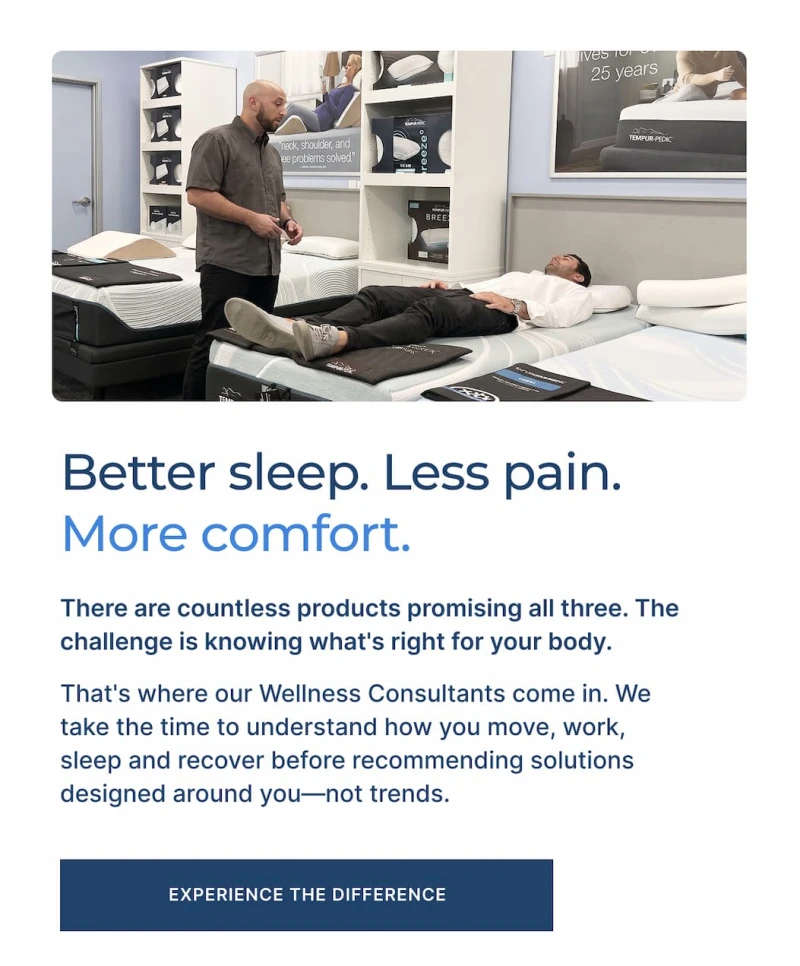 Experience the difference in store