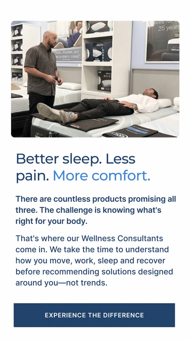 Experience the difference in store