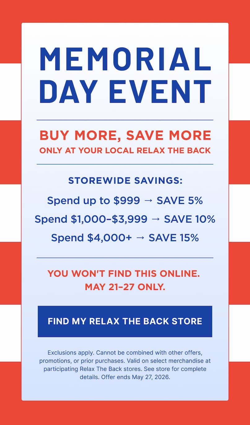 memorial day event and storewide savings