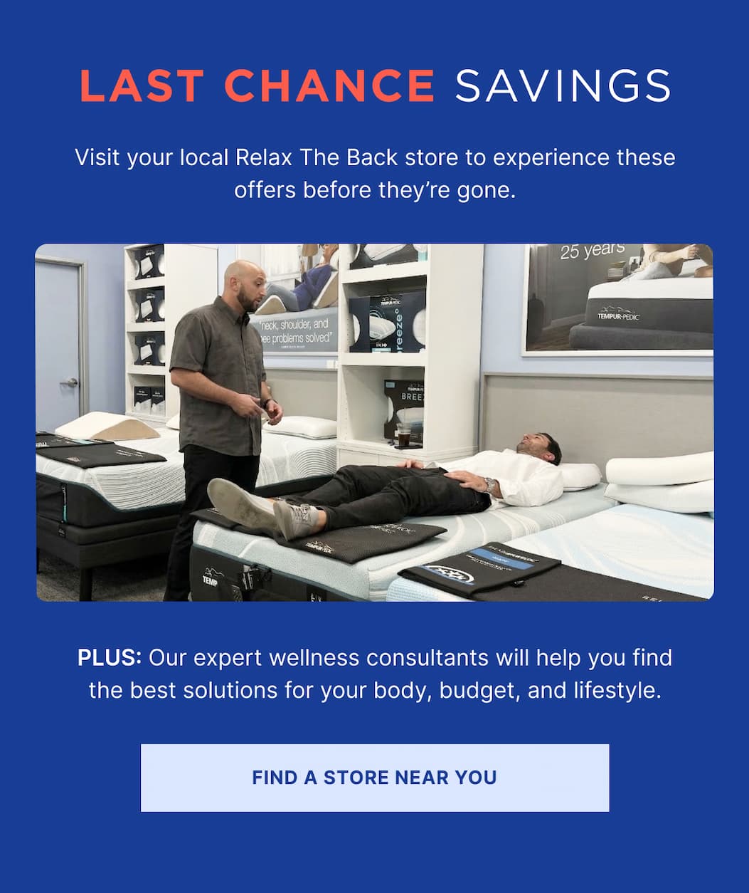 find a store for last chance savings