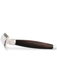 Rasoir Plisson Tradition Ebène Et Palladium Rasoir Plisson Tradition Ebène Et Palladium