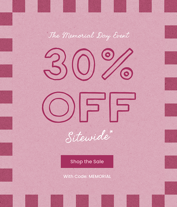 30% OFF SITEWIDE