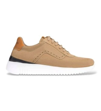 Zapatillas de Piel Paul beige