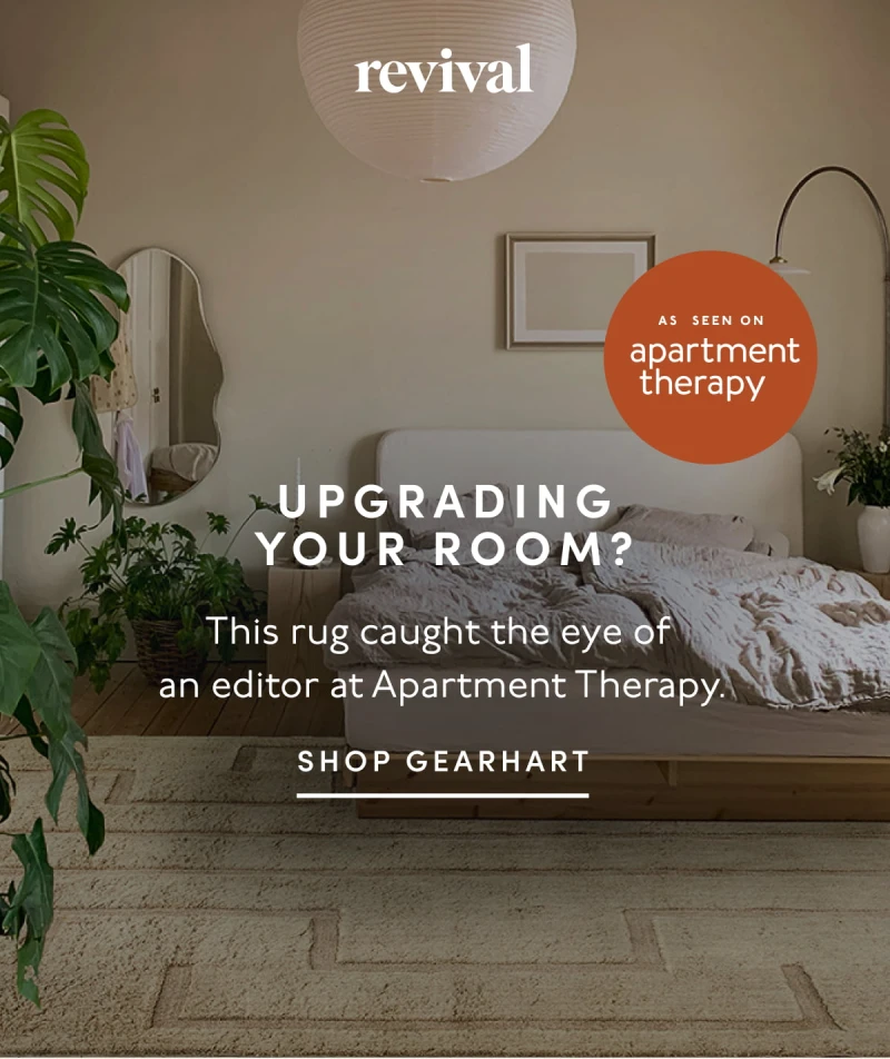Revival | UPGRADING YOUR ROOM? | This rug caught the eye of an editor at Apartment Therapy. | SHOP GEARHART