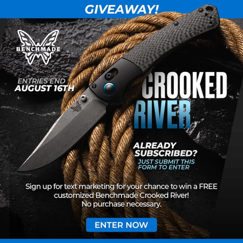 Benchmade Crooked River Giveaway
