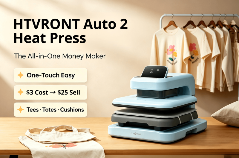 HTVRONT Auto 2 Heat Press $50 off HTVRONT Auto 2 Heat Press $50 off