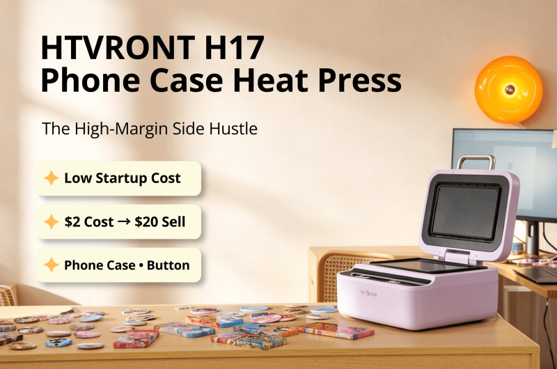 HTVRONT H17 Phone Case Heat Press $140 off HTVRONT H17 Phone Case Heat Press $140 off