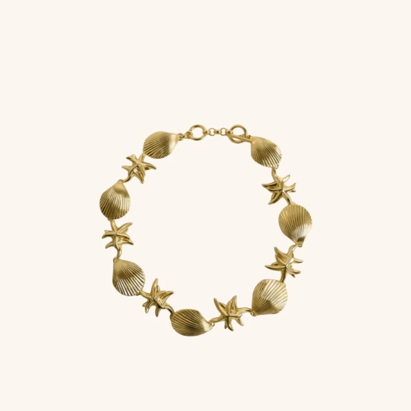 Image of Shell and Starfish Necklace