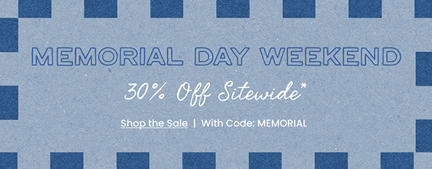 30% OFF SITEWIDE