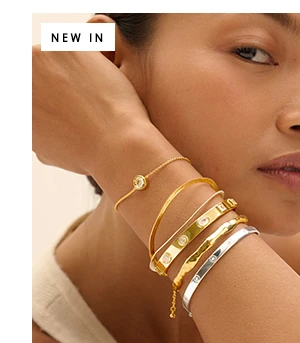 Bracelet Bar Cubic Zirconia Bangle In Gold Plating