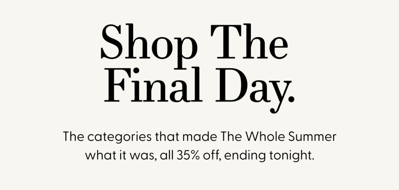 Shop The Final Day