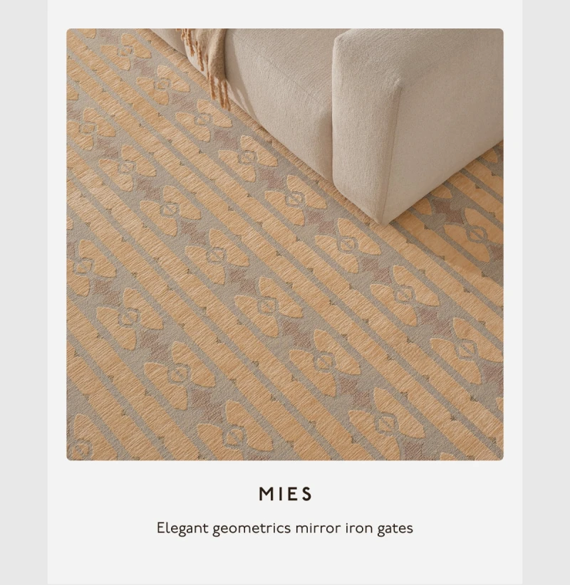 MIES | Elegant geometrics mirror iron gates