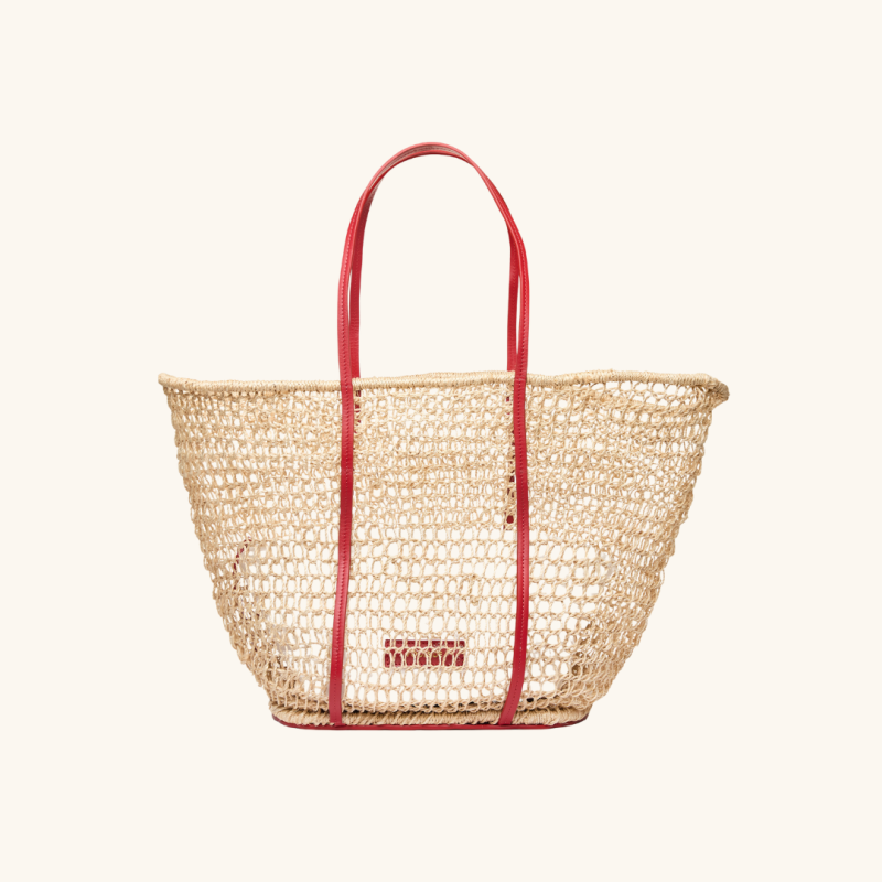 Image of The Comporta Large Tote - Tomato