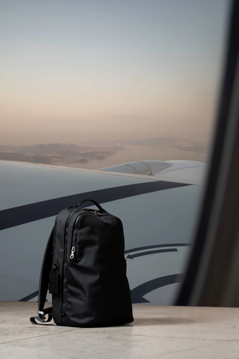 savant with airport background