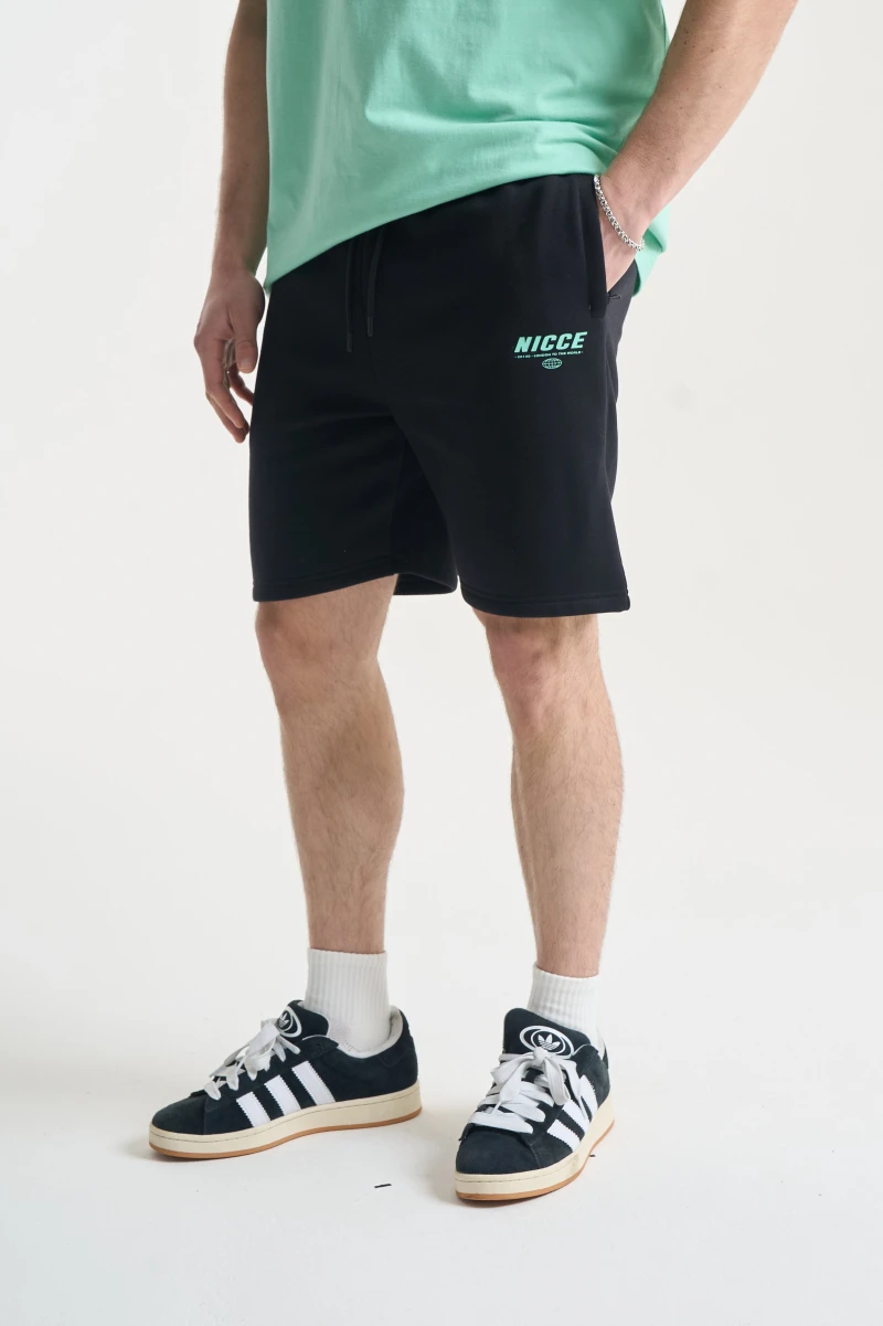 Image of NICCE Mens Comet Shorts | Black