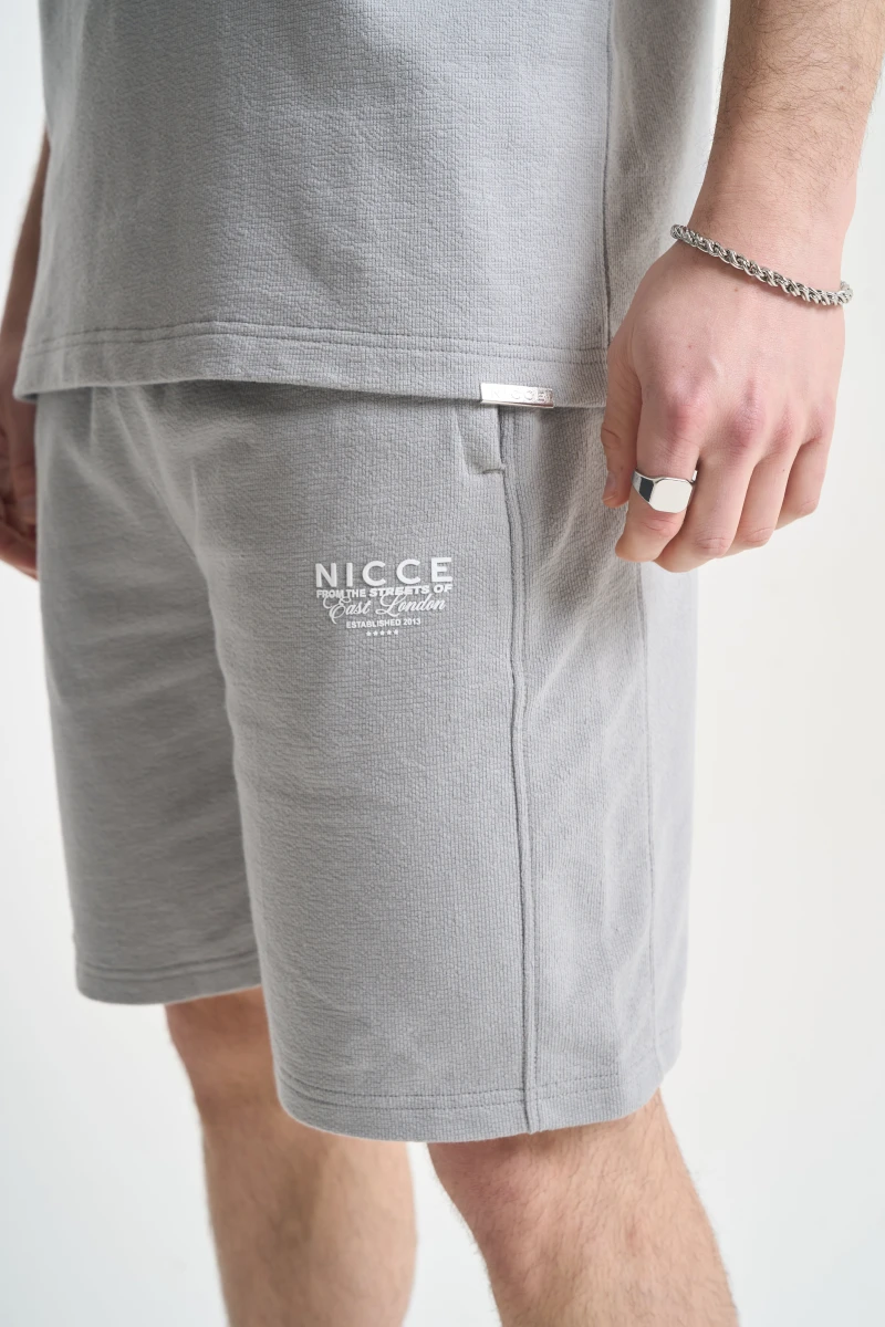 Image of NICCE Mens Cera Shorts | Circular Grey