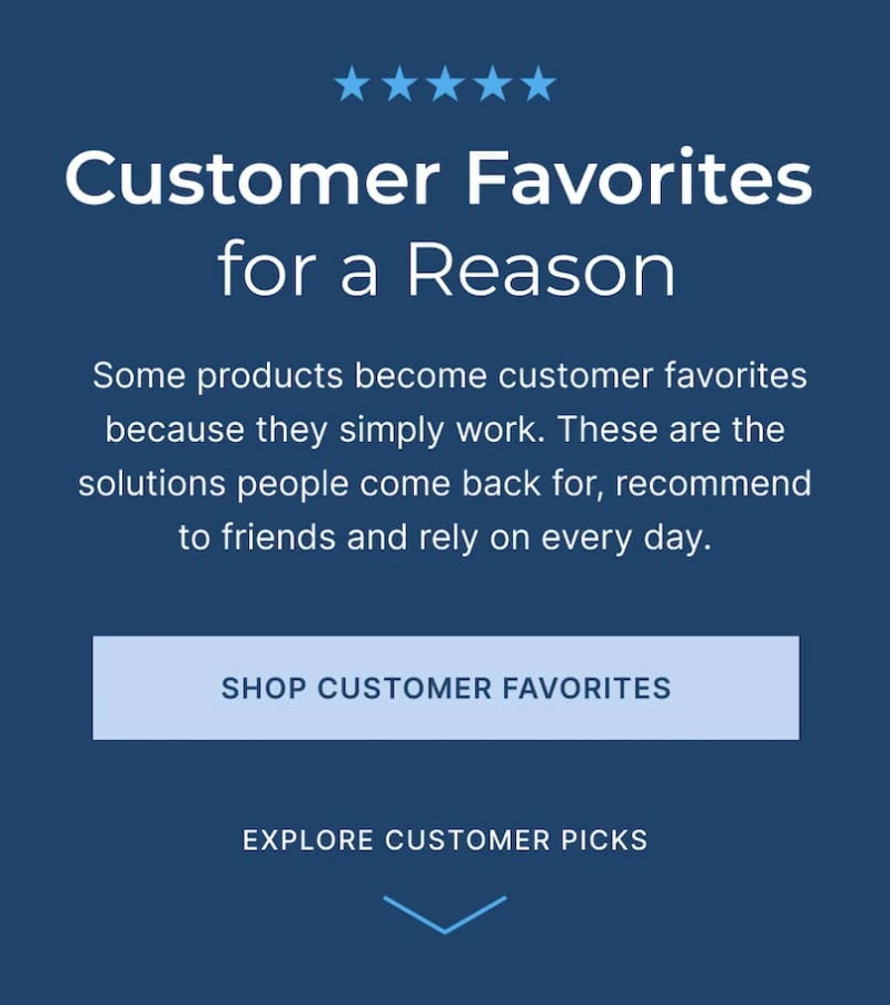 customer favorites for a reason