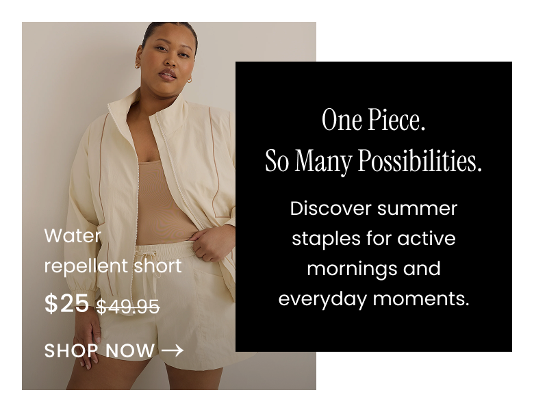 Water repellent short